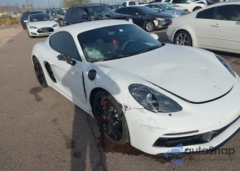 2018 Porsche 718 Cayman Gts from USA, damaged, VIN WP0AB2A89JK279694
